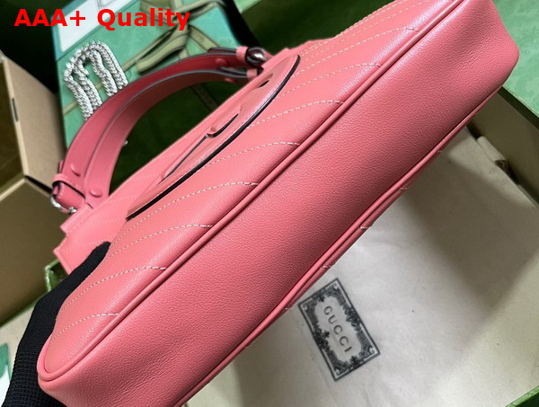 Gucci Blondie Small Tote Bag in Pink Leather 751518 Replica