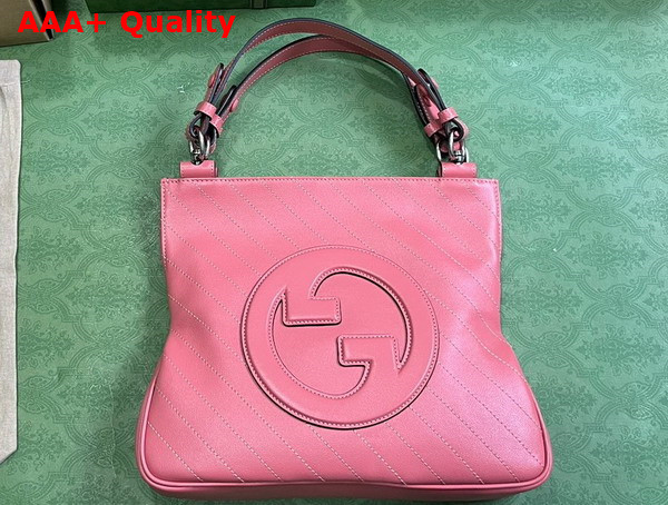 Gucci Blondie Small Tote Bag in Pink Leather 751518 Replica