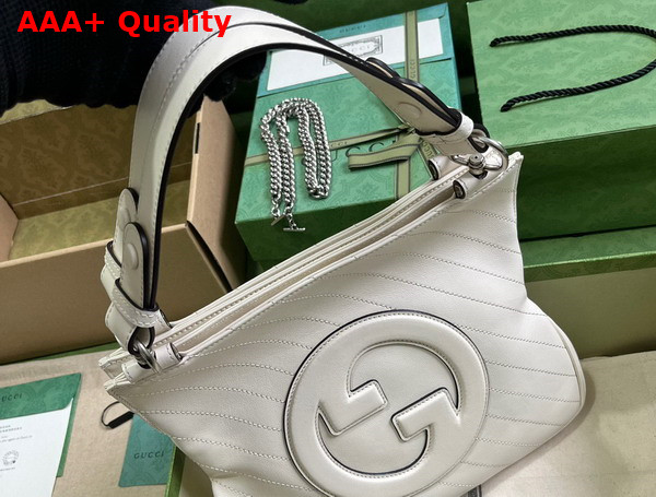 Gucci Blondie Small Tote Bag in White Leather 751518 Replica