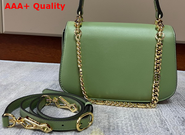 Gucci Blondie Top Handle Bag in Light Green Leather 735101 Replica