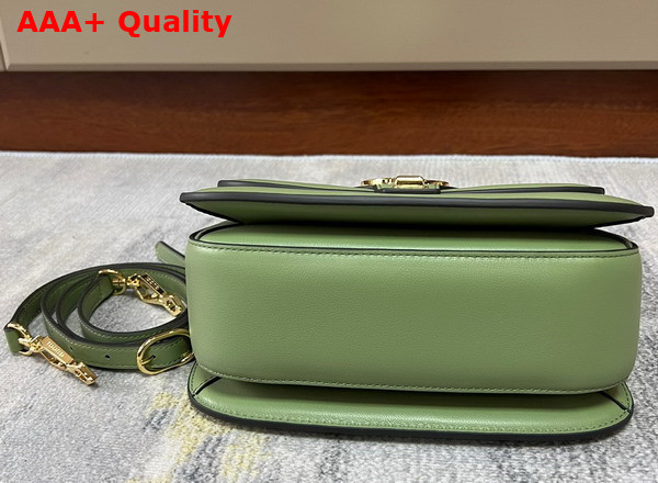 Gucci Blondie Top Handle Bag in Light Green Leather 735101 Replica