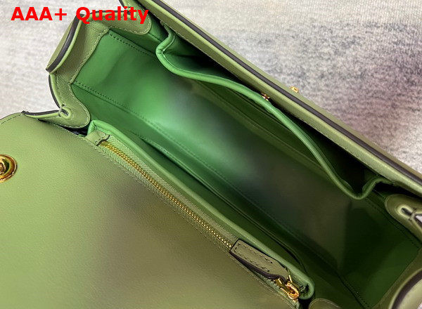 Gucci Blondie Top Handle Bag in Light Green Leather 735101 Replica