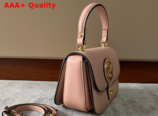 Gucci Blondie Top Handle Bag in Light Pink Leather 735101 Replica