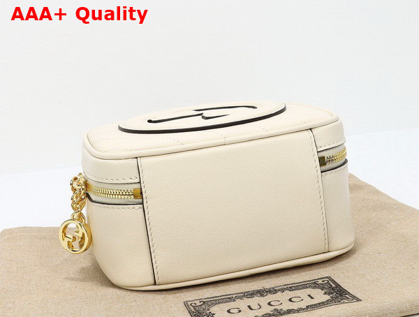 Gucci Blondie Top Handle Bag in White Leather 744434 Replica