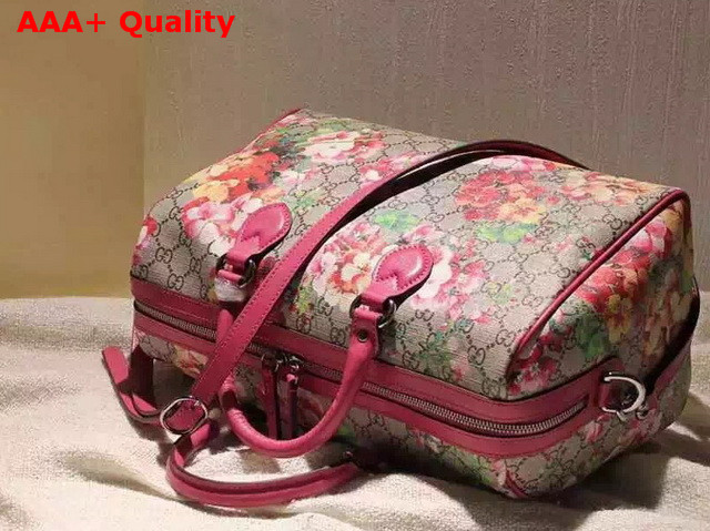 Gucci Blooms Print GG Supreme Top Handle Bag Replica