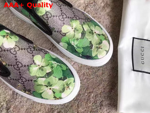 Gucci Blooms Print Slip On Sneaker Green Replica