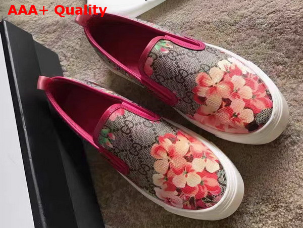 Gucci Blooms Print Slip On Sneaker Pink Replica