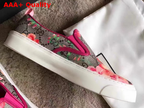 Gucci Blooms Print Slip On Sneaker Pink Replica