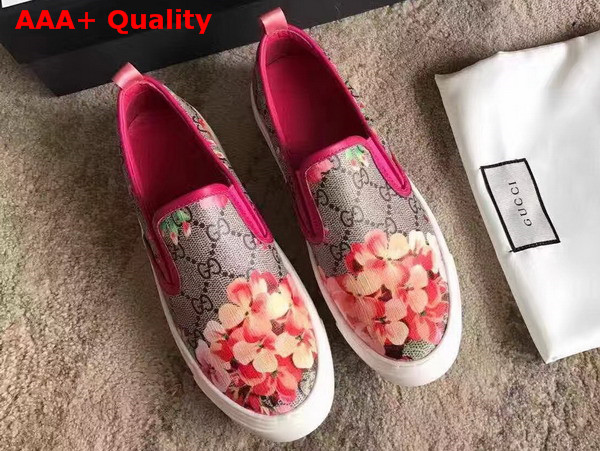 Gucci Blooms Print Slip On Sneaker Pink Replica