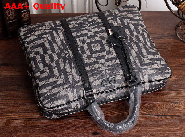 Gucci Briefcase in GG Supreme Canvas with Caleido Print Replica