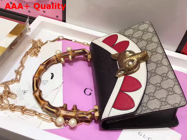 Gucci Broche GG Supreme Mini Bag Replica