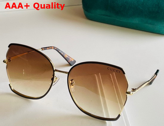 Gucci Butterfly Metal Sunglasses in Blue Replica