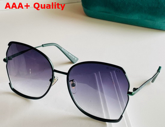 Gucci Butterfly Metal Sunglasses in Blue Replica