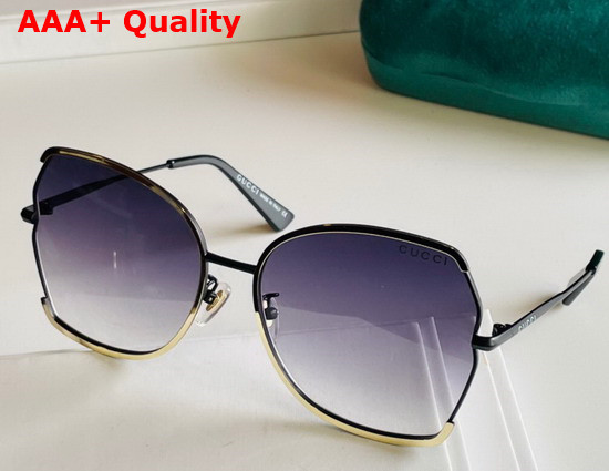 Gucci Butterfly Metal Sunglasses in Blue Replica