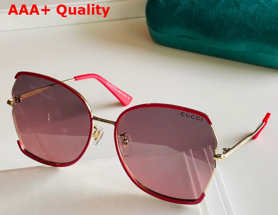 Gucci Butterfly Metal Sunglasses in Blue Replica