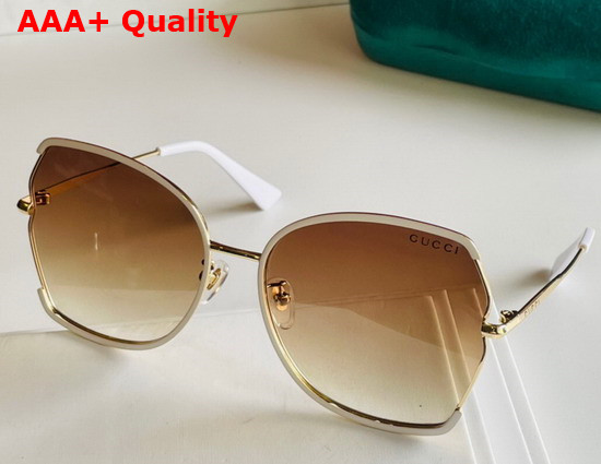 Gucci Butterfly Metal Sunglasses in Blue Replica