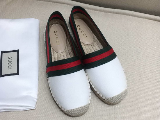 Gucci Canvas Espadrille in White