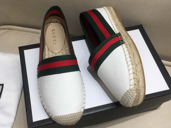 Gucci Canvas Espadrille in White