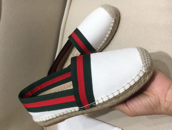 Gucci Canvas Espadrille in White