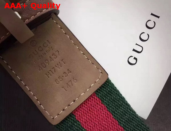 Gucci Canvas Web Belt With Bee Buckle Replica