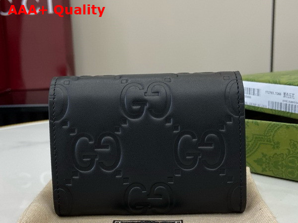 Gucci Card Holders Coin Cases in Black GG Leather 772792 Replica