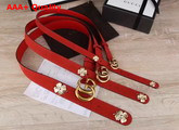 Gucci Clover Belt with Double G Buckle Replica