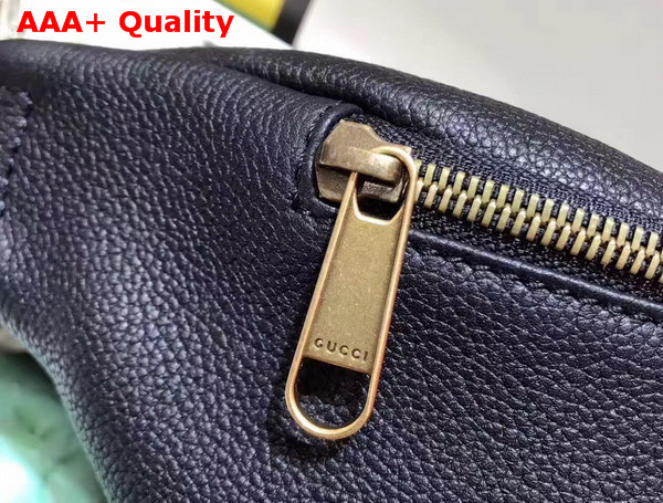 Gucci Coco Capitan Logo Belt Bag in Black Leather Replica