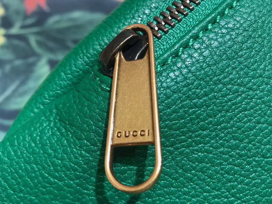 Gucci Coco Capitan Logo Belt Bag in Green Leather