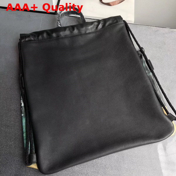 Gucci Coco Capitn Logo Backpack in Black Leather Replica