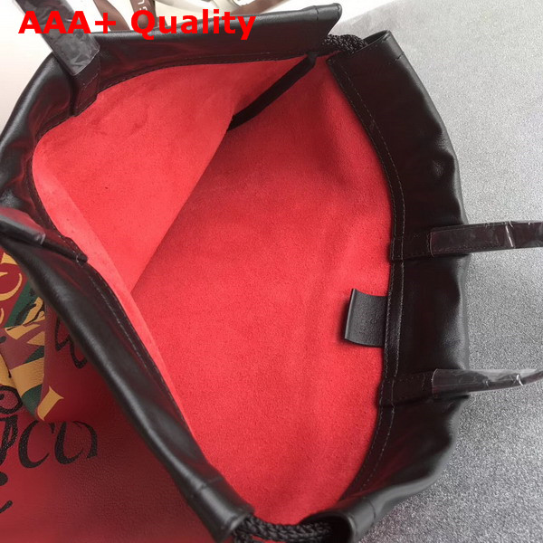 Gucci Coco Capitn Logo Backpack in Red Leather Replica