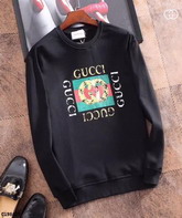 Gucci Cotton Sweatshirt with Gucci Logo Black Cotton