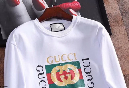 Gucci Cotton Sweatshirt with Gucci Logo White Cotton