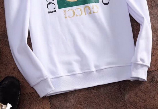 Gucci Cotton Sweatshirt with Gucci Logo White Cotton