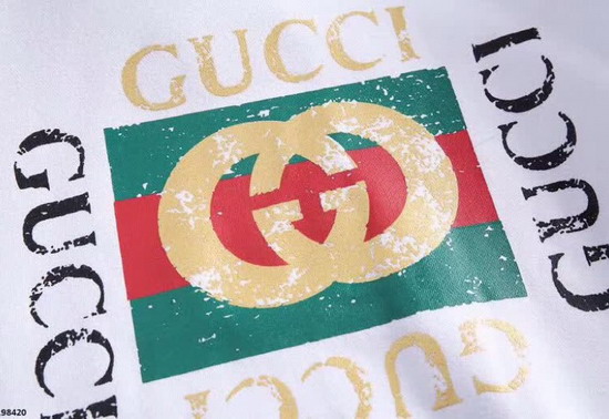 Gucci Cotton Sweatshirt with Gucci Logo White Cotton