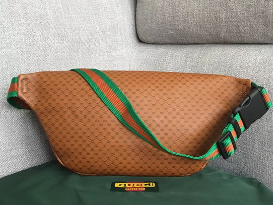 Gucci Dapper Dan Belt Bag in Light Brown GG Leather