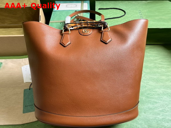 Gucci Diana Large Tote Bag in Cuir Leather 746270 Replica