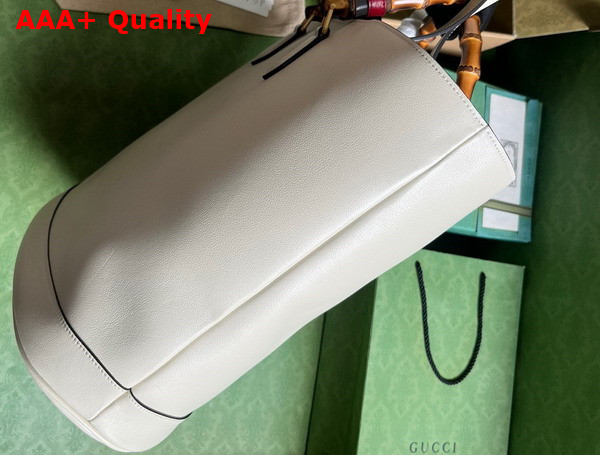 Gucci Diana Large Tote Bag in White Leather 746270 Replica