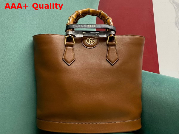 Gucci Diana Medium Tote Bag in Cuir Leather 750394 Replica