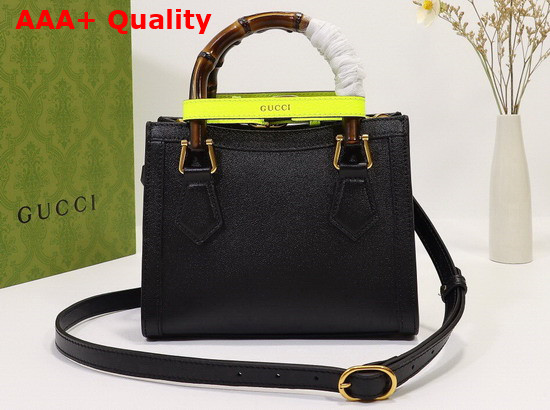 Gucci Diana Mini Tote Bag in Black Leather 655661 Replica