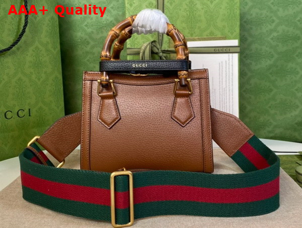 Gucci Diana Mini Tote Bag in Cuir Leather 702732 Replica