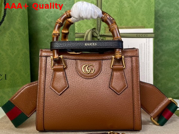 Gucci Diana Mini Tote Bag in Cuir Leather 702732 Replica