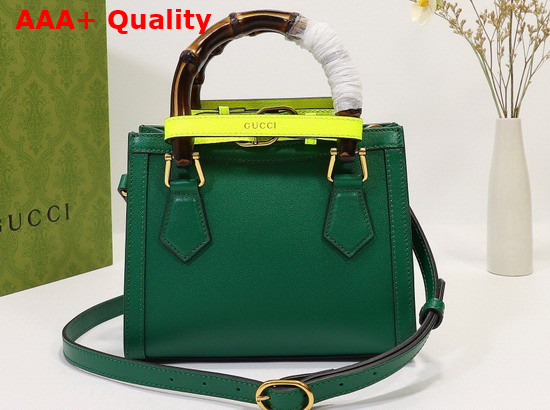 Gucci Diana Mini Tote Bag in Emerald Leather 655661 Replica