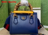 Gucci Diana Mini Tote Bag in Royal Blue Leather 702732 Replica