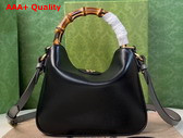 Gucci Diana Small Shoulder Bag in Black Leather 746251 Replica