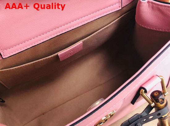 Gucci Diana Small Tote Bag in Pastel Pink Leather 660195 Replica