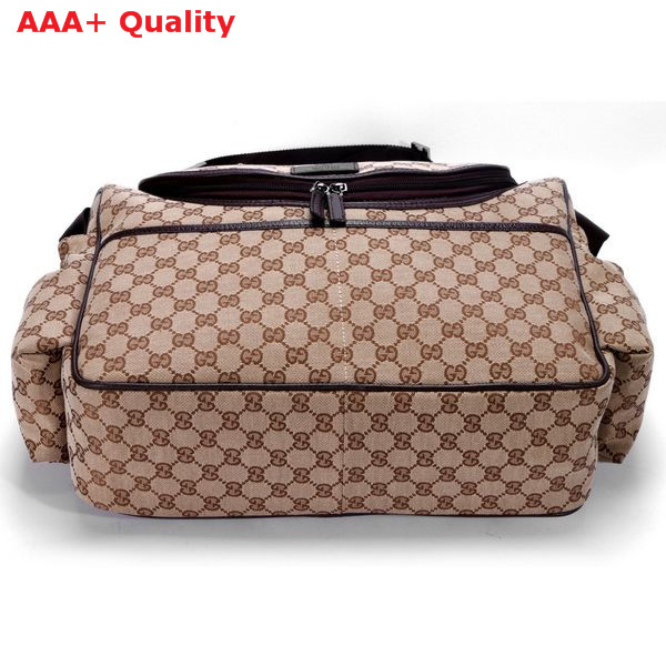 Gucci Diaper Bag Brown Leather Replica