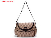 Gucci Diaper Bag Brown Leather Replica