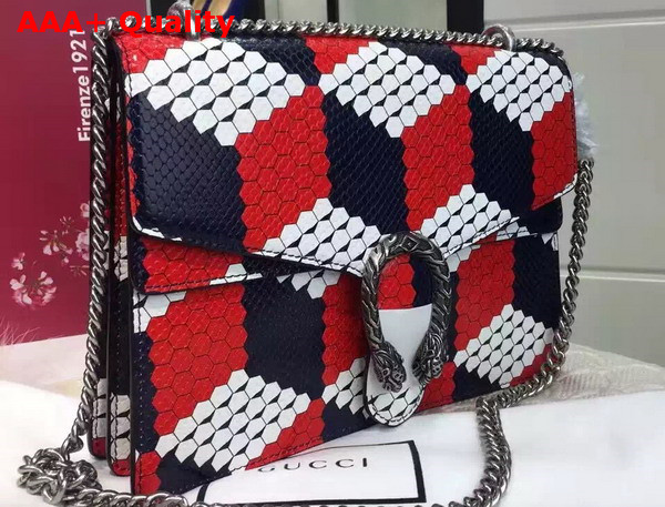 Gucci Dionysus Cubic Python Shoulder Bag Cubic Printed Python Replica