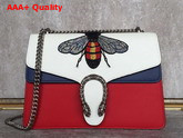 Gucci Dionysus Embroidered Leather Shoulder Bag Bee Embroidered Replica