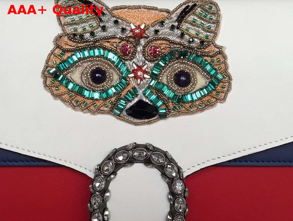 Gucci Dionysus Embroidered Leather Shoulder Bag Fox Head Embroidered Replica